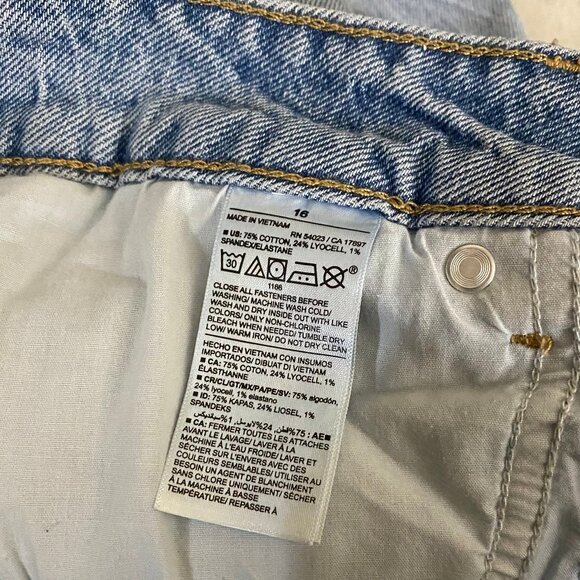 NEW Old Navy Extra High Waist Wide Leg Jeans 16 - Picture 8 of 9